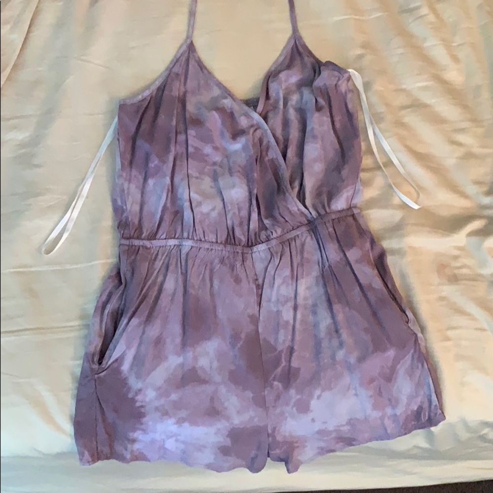 Romper w/ halt top tie